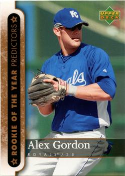 2007 Upper Deck - Predictors: Rookie of the Year #ROY33 Alex Gordon Front