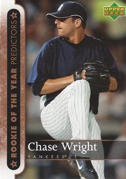2007 Upper Deck - Predictors: Rookie of the Year #ROY34 Chase Wright Front