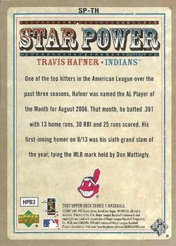 2007 Upper Deck - Star Power #SP-TH Travis Hafner Back