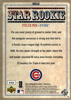 2007 Upper Deck - Star Rookies #SR32 Felix Pie Back