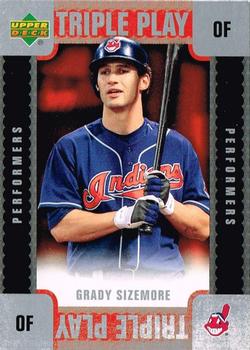 2007 Upper Deck - Triple Play Performers #TP-GS Grady Sizemore Front