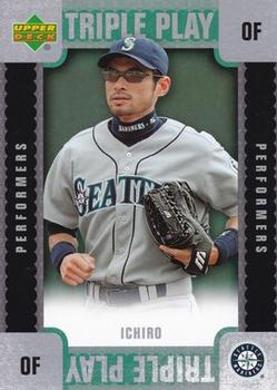 2007 Upper Deck - Triple Play Performers #TP-IS Ichiro Front