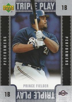 2007 Upper Deck - Triple Play Performers #TP-PF Prince Fielder Front