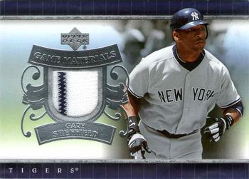 2007 Upper Deck - UD Game Materials #UD-GS Gary Sheffield Front