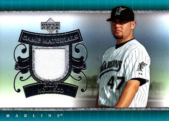 2007 Upper Deck - UD Game Materials #UD-RN Ricky Nolasco Front