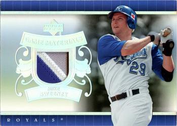 2007 Upper Deck - UD Game Materials Patch #UD-MS Mike Sweeney Front