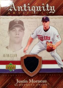 2007 Upper Deck Artifacts - Antiquity Artifacts #AA-MO Justin Morneau Front