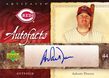 2007 Upper Deck Artifacts - Autofacts #AF-AD Adam Dunn Front