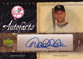 2007 Upper Deck Artifacts - Autofacts #AF-DJ Derek Jeter Front