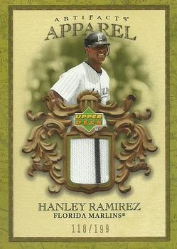 2007 Upper Deck Artifacts - MLB Apparel #MLB-HR Hanley Ramirez Front