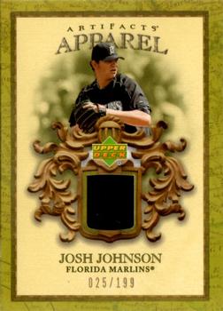 2007 Upper Deck Artifacts - MLB Apparel #MLB-JJ Josh Johnson Front