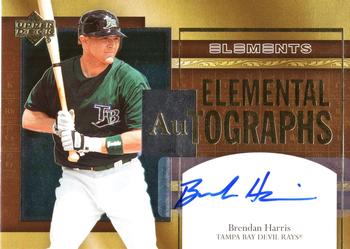 2007 Upper Deck Elements - Elemental Autographs #AU-BN Brendan Harris Front
