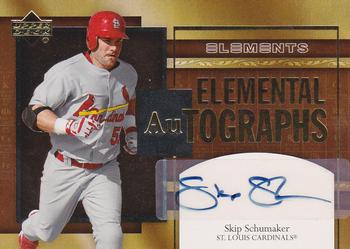 2007 Upper Deck Elements - Elemental Autographs #AU-SS Skip Schumaker Front