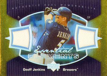 2007 Upper Deck Elements - Essential Elements #EE-GJ Geoff Jenkins Front