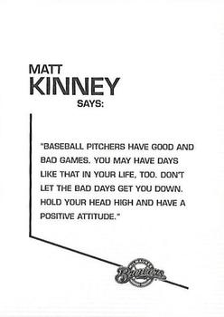 2004 Milwaukee Brewers Police - Menomonee Falls Police Dept. #NNO Matt Kinney Back