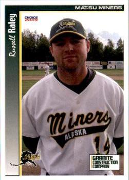 2009 Choice Mat-Su Miners #1 Russell Raley Front