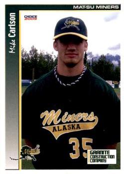 2009 Choice Mat-Su Miners #6 Mike Carlson Front