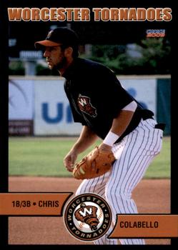 2009 Choice Worcester Tornadoes #13 Chris Colabello Front