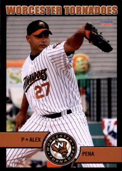 2009 Choice Worcester Tornadoes #18 Alex Pena Front