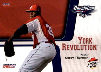 2009 Choice York Revolution #8 Corey Thurman Front