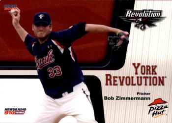 2009 Choice York Revolution #20 Bob Zimmermann Front