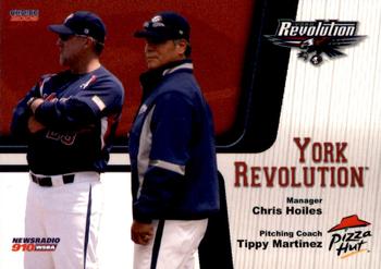 2009 Choice York Revolution #25 Chris Hoiles / Tippy Martinez Front
