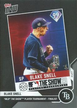 2020 Topps Now The Show #TSPT-2 Blake Snell Front