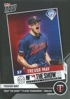 2020 Topps Now The Show #TSPT-3 Trevor May Front