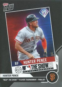 2020 Topps Now The Show #TSPT-4 Hunter Pence Front