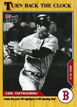 2020 Topps Now Turn Back the Clock #11 Carl Yastrzemski Front