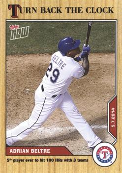 2020 Topps Now Turn Back the Clock #38 Adrian Beltre Front