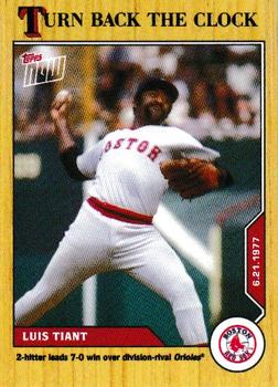 2020 Topps Now Turn Back the Clock #83 Luis Tiant Front