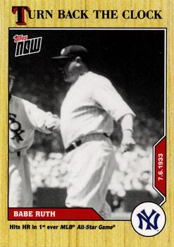 2020 Topps Now Turn Back the Clock #98 Babe Ruth Front