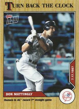 2020 Topps Now Turn Back the Clock #109 Don Mattingly Front