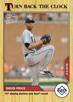 2020 Topps Now Turn Back the Clock #132 David Price Front