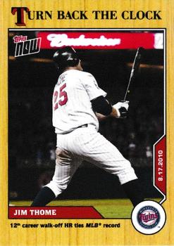2020 Topps Now Turn Back the Clock #140 Jim Thome Front