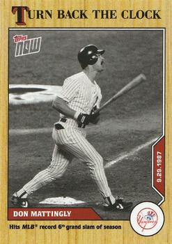 2020 Topps Now Turn Back the Clock #183 Don Mattingly Front