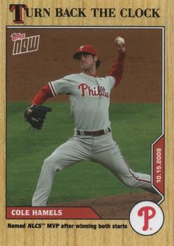 2020 Topps Now Turn Back the Clock #199 Cole Hamels Front