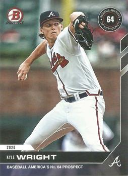 2020 Bowman Next Baseball America's Top 100 Prospects #T11 Kyle Wright Front