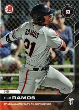 2020 Bowman Next Baseball America's Top 100 Prospects #T36 Heliot Ramos Front