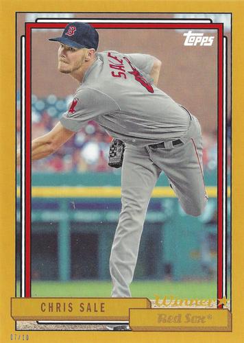 2017 Topps Archives 5x7 - Gold 5x7 #235 Chris Sale Front