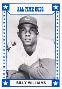 1980 TCMA All Time Chicago Cubs - Black Ink Backs #1 Billy Williams Front