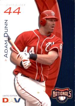 2009 DAV Major League #157 Adam Dunn Front