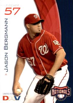 2009 DAV Major League #166 Jason Bergmann Front