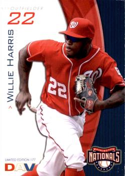 2009 DAV Major League #177 Willie Harris Front