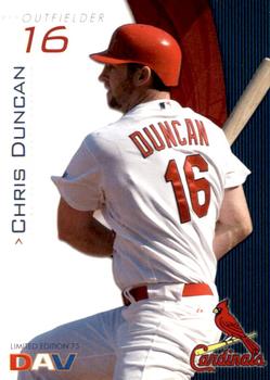 2009 DAV Major League #75 Chris Duncan Front
