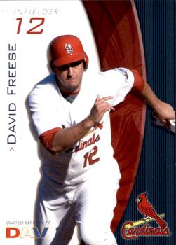 2009 DAV Major League #77 David Freese Front