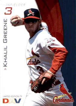 2009 DAV Major League #79 Khalil Greene Front