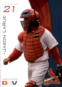 2009 DAV Major League #81 Jason LaRue Front