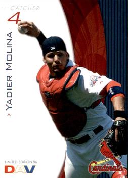 2009 DAV Major League #86 Yadier Molina Front